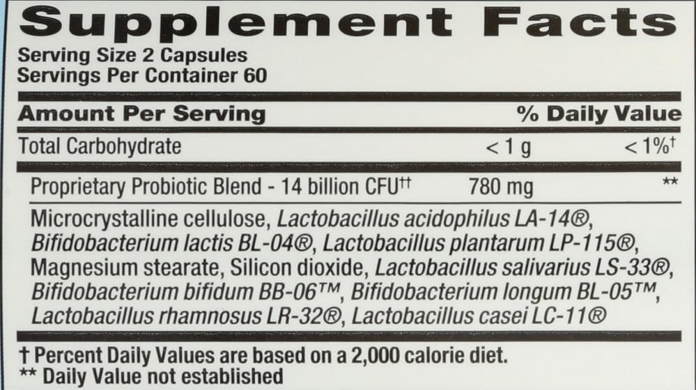 Nutrition Now PB 8 Pro-biotic Acidophilus Vegetarian Capsules - 240 Count - image 5