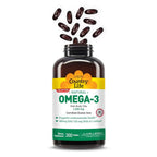Country Life Omega-3 Fish Oil 1,000 mg - 300 Softgels - image 2