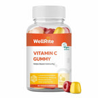 Wellrite Vitamin C Gummy Vitamins for Immunity - 60 Count