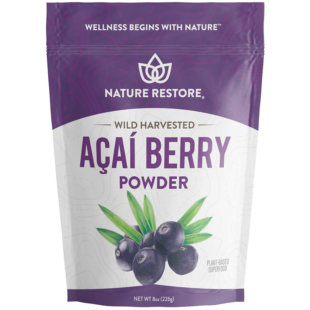 Nature Restore Wild Harvested Acai Berry Powder - 8 oz