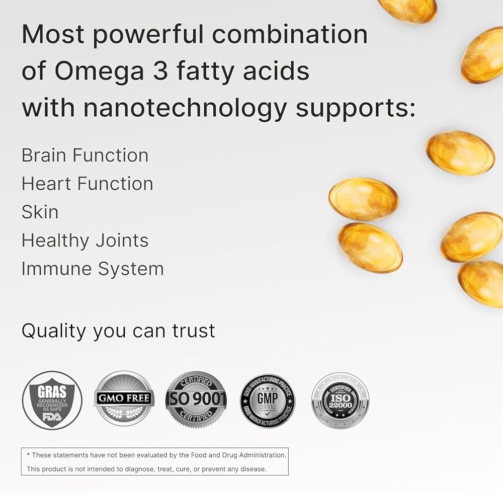 Granagard Nano Omega 3 Fish Oil Softgels - 60 Count - image 4