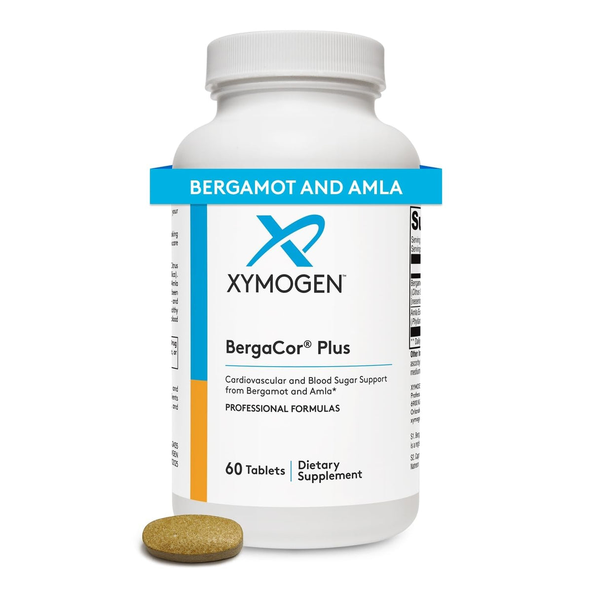 XYMOGEN BergaCor Plus Heart & Cardiovascular Support - 60 Tablets
