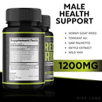 Rize Labs Erec Prime All-Natural Performance Formula - 300 Capsules - image 6