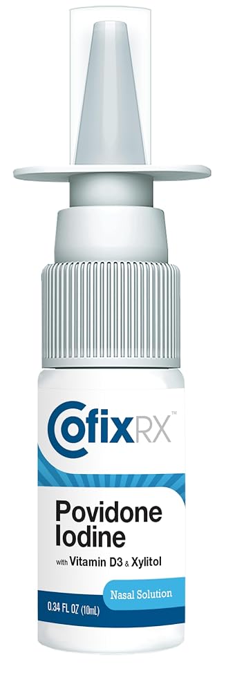 COFIXRX Nasal Cleanse Solution Spray with Povidone Iodine - 2 Pack - image 2
