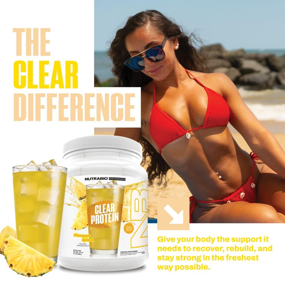 NutraBio Clear Whey Protein Isolate