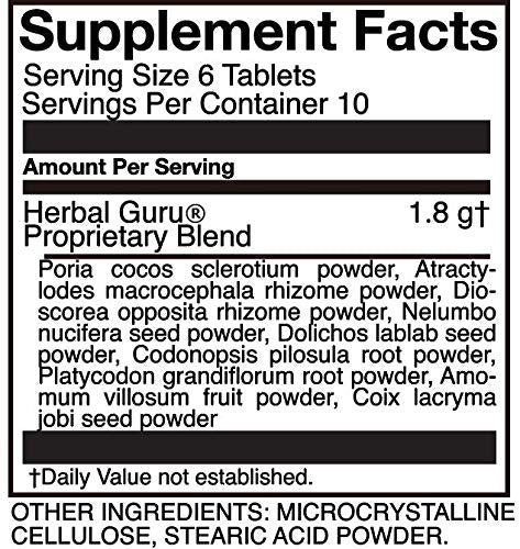 Herb Guru Digestive Health Shen Ling Bai Zhu - 60 Vegetarian Capsules - image 2