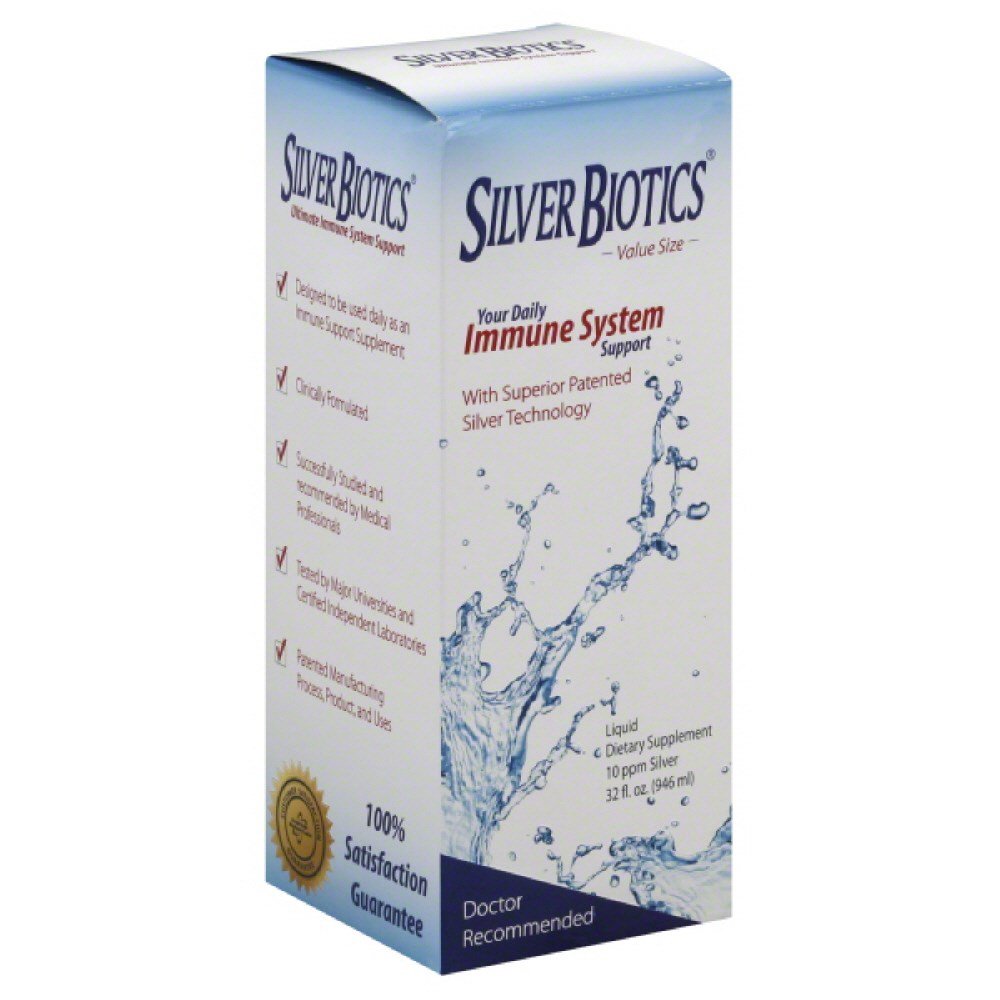American Biotech Labs Silver Biotics Colloidal Silver - 32 Fl Oz
