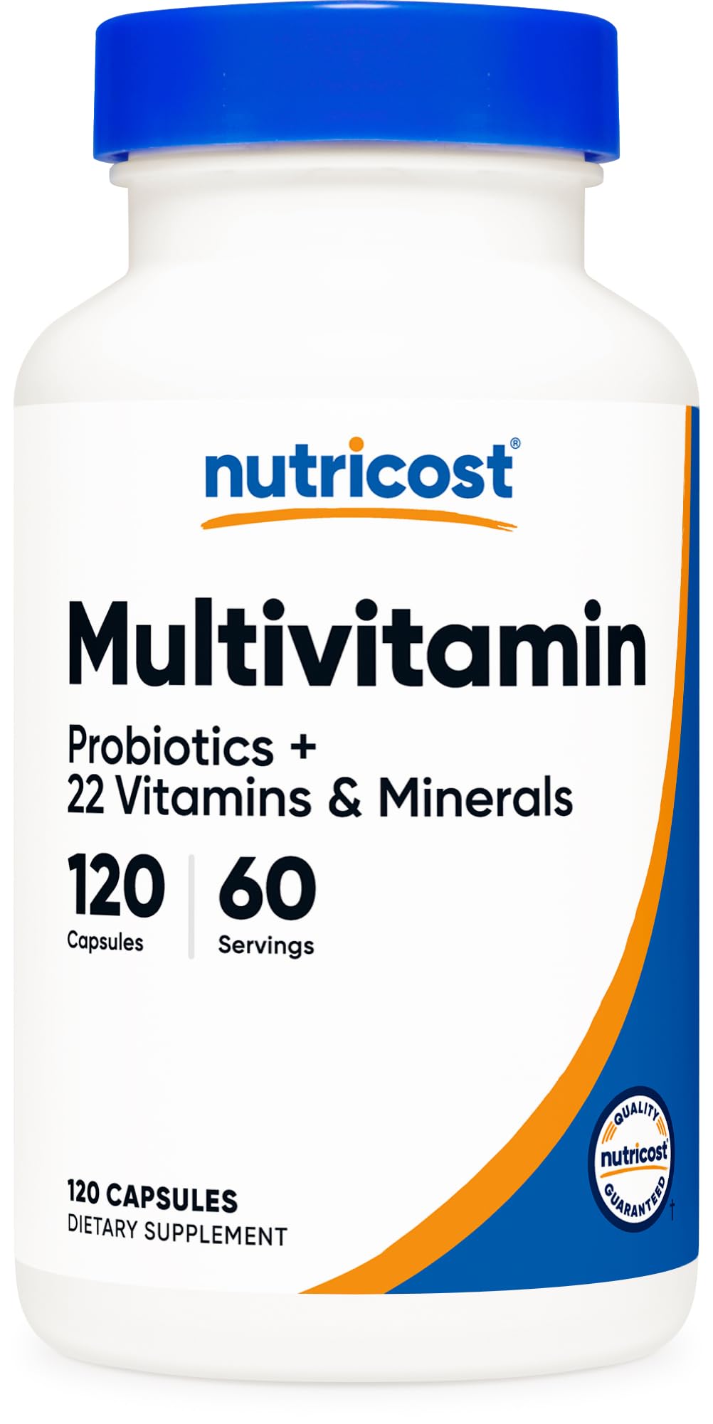 Nutricost Multivitamin with Probiotics - 120 Vegetarian Capsules