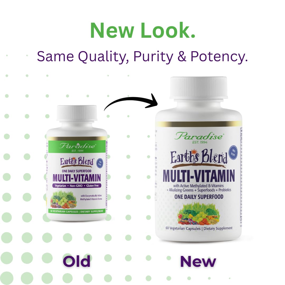 Paradise Herbs Blend Multivitamin - One Daily Superfood Vegetarian