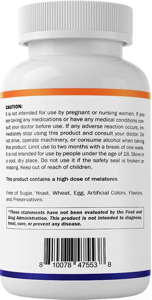 Vitamatic Melatonin 10mg with Ashwagandha Sleep Support - 120 Tablets - image 9