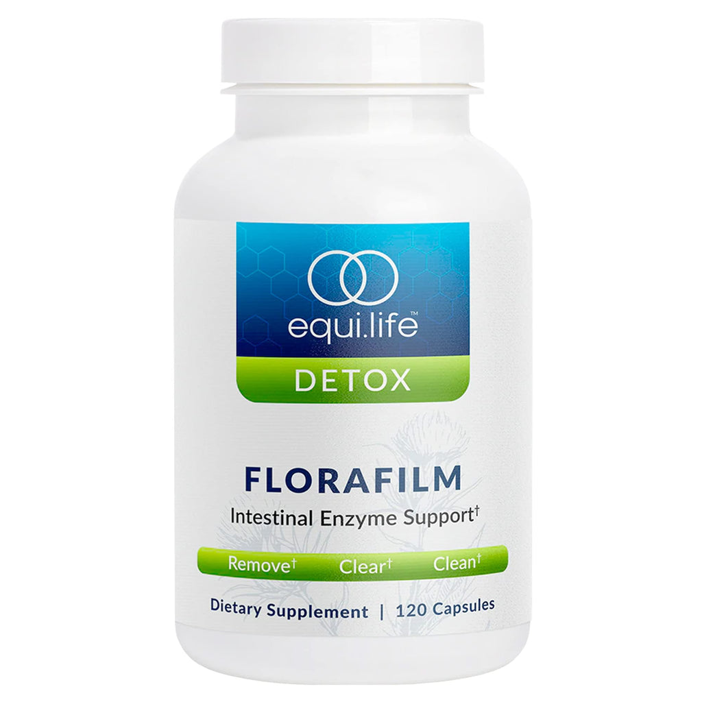 Equilife FloraFilm Enzyme Blend for Gut Health - 120 Capsules