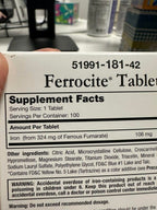 Big Man Ferrocite Iron Tablets - 300 Tablets - image 3