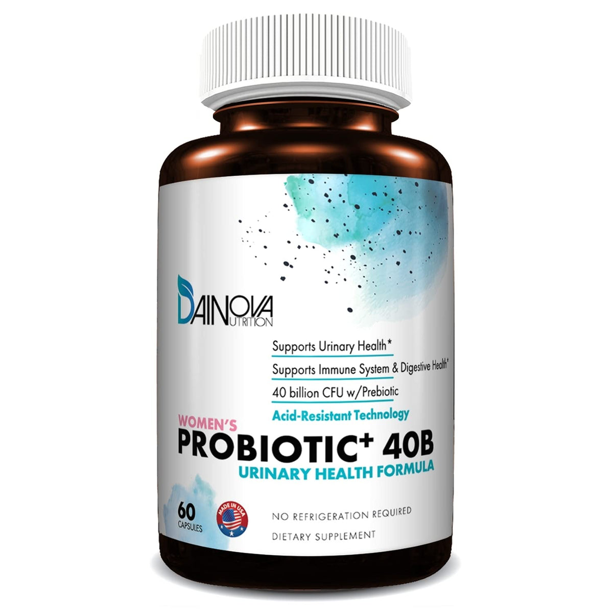 Dainova Nutrition Probiotics for Women 40B CFU - 60 Capsules