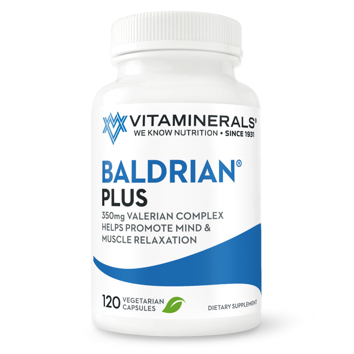 Vitaminerals 33+ Baldrian® Plus Natural Relaxing Support Standardized