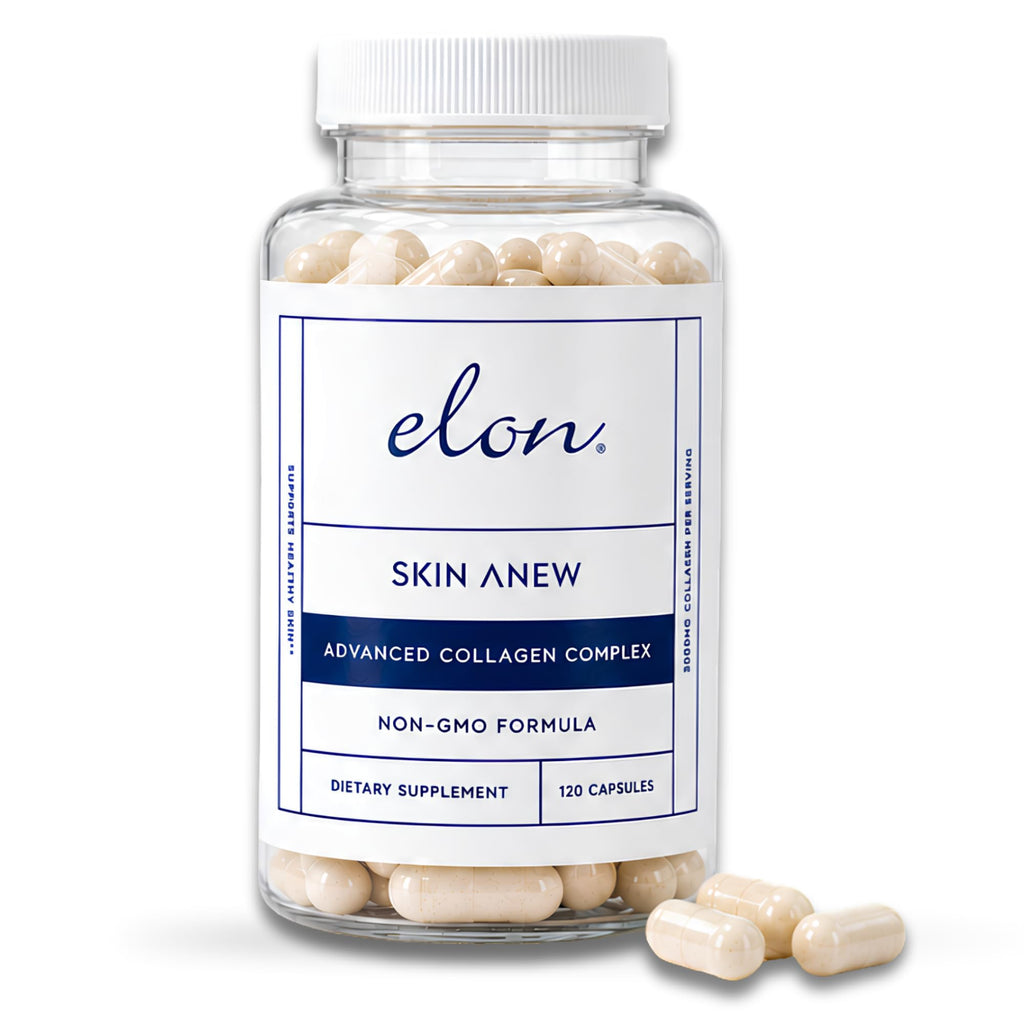 Elon Skin Anew Hydrolyzed Collagen 3000 mg - 120 Capsules