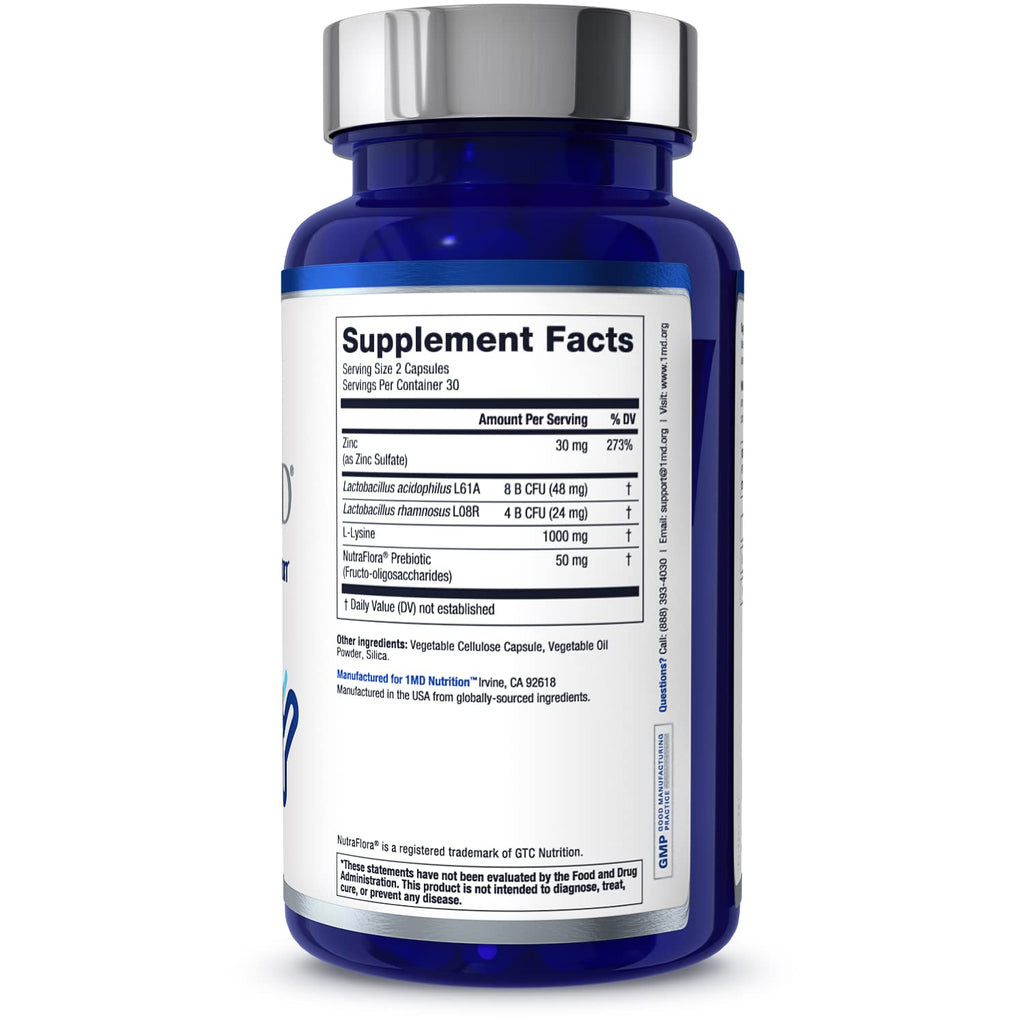 1MD Nutrition ImmunityMD Immune Health Probiotic - 120 Capsules - image 7