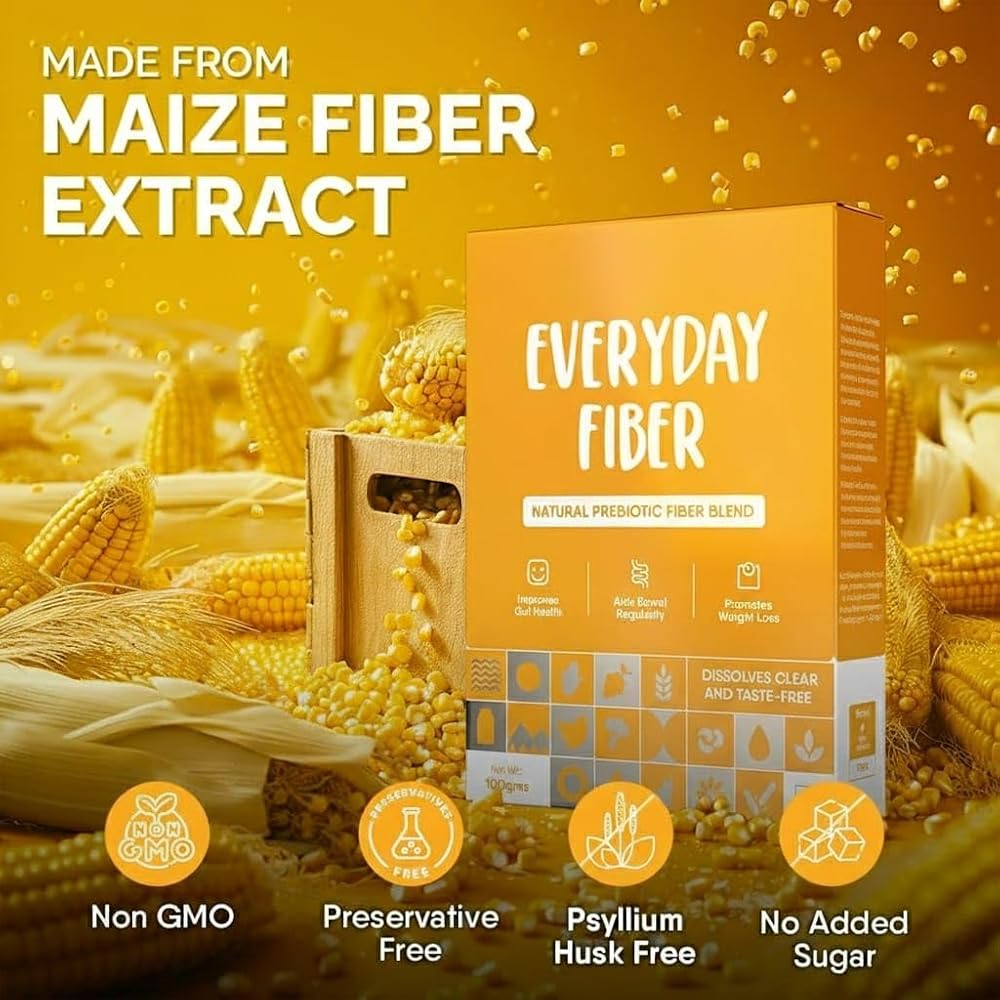 Generic Everyday Fiber Powder Digestive Support - 100g - image 3