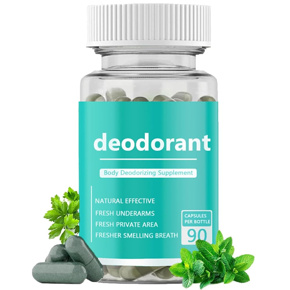 SIRDIKA Body Deodorizing Supplement Chlorophyll Capsules - 90 Count