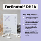 Fertinatal Micronized DHEA 25mg Fertility Supplement - 84 Capsules - image 4