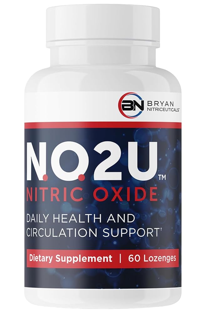 NO2U Bryan Nitric Oxide Supplement Lozenges - 60 Count