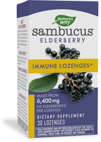 Nature's Way Sambucus Immune Elderberry Lozenges - 30 Lozenges