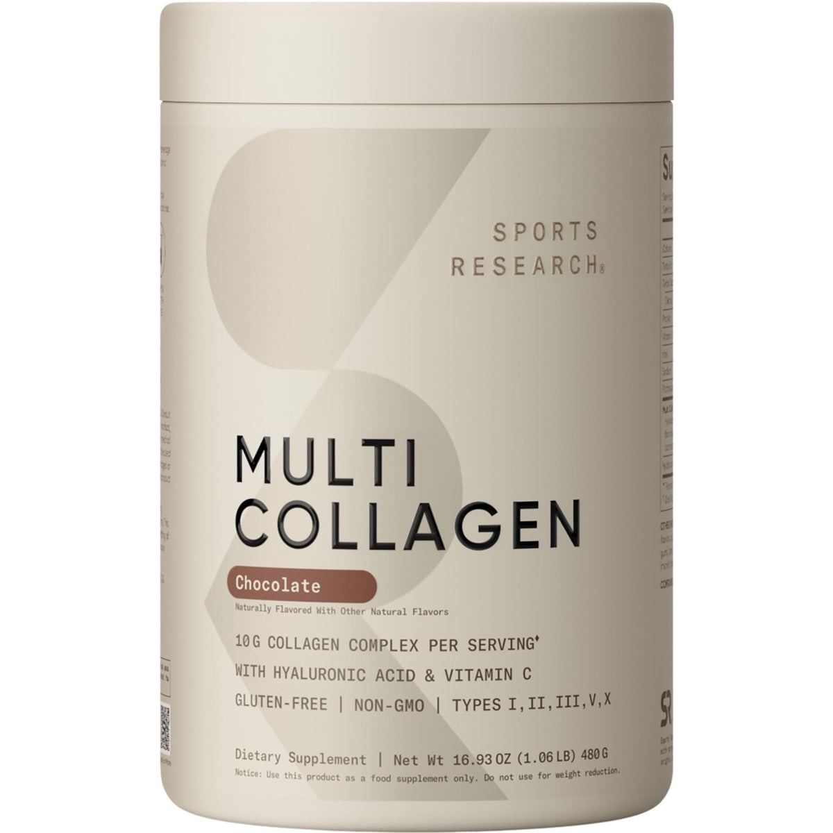 Sports Research® Multi Collagen Protein Powder