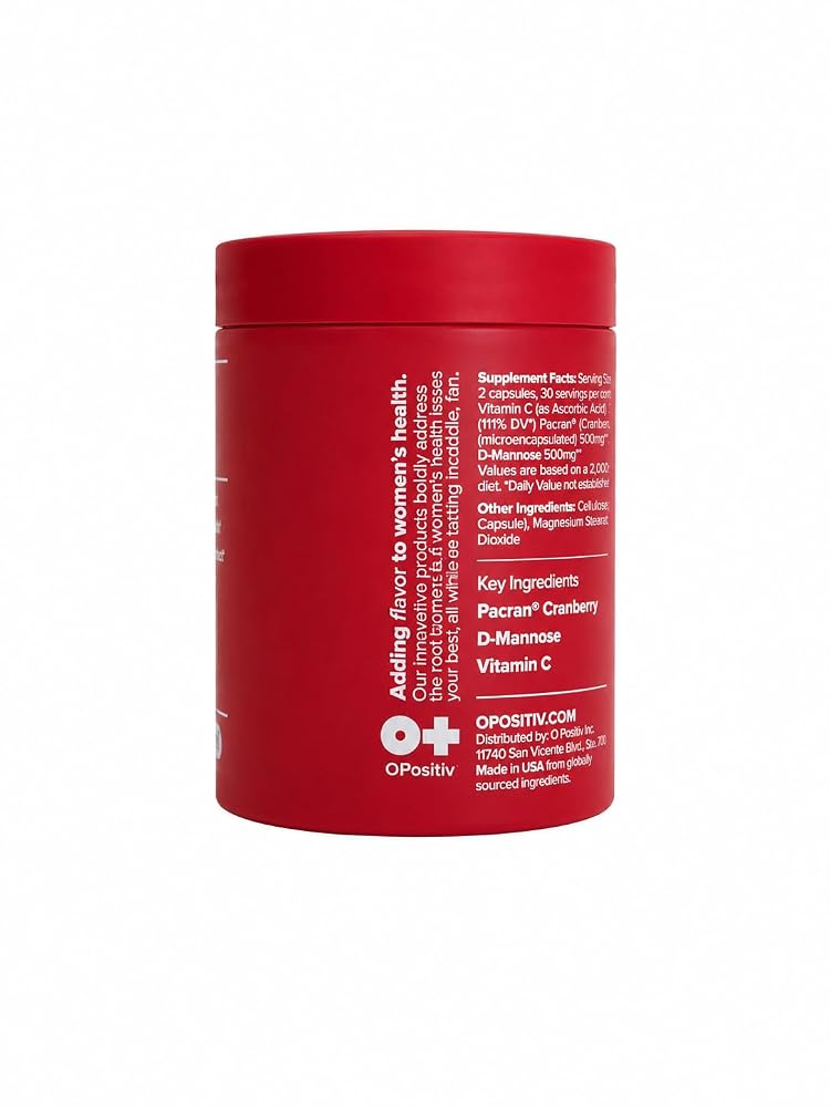 O Positiv URO Urinary Tract Health Supplement for Women - Urinary