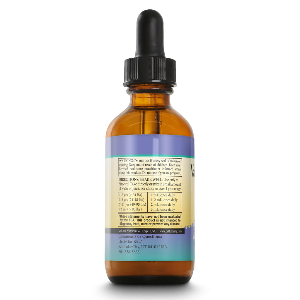 Herbs For Kids Valerian Super Calm Liquid Drops - Gentle Herbal