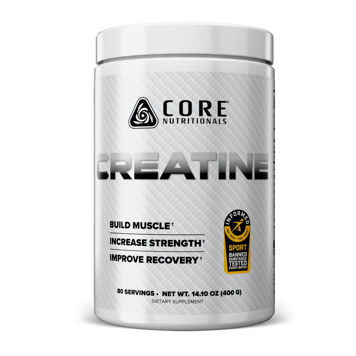 Core Nutritionals Creatine Monohydrate Powder - 80 Servings