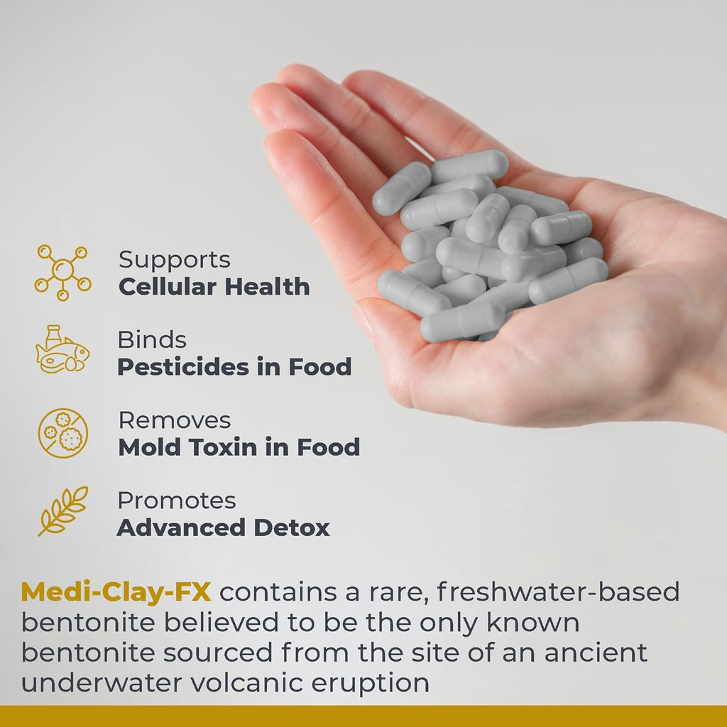Premier Research Labs Medi-Clay-FX Bentonite Clay - 90 Capsules - image 4