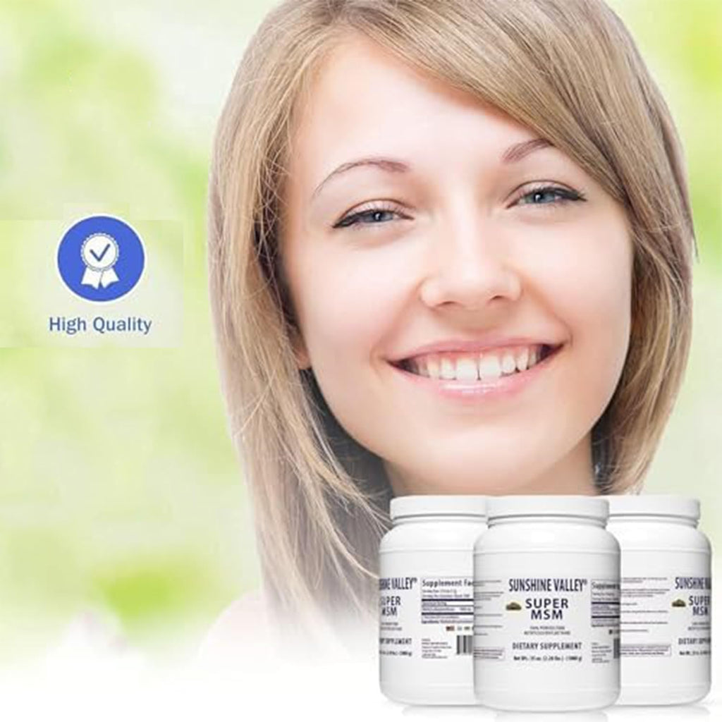 Sunshine Valley Super MSM Powder (Methylsulfonylmethane), Unflavored