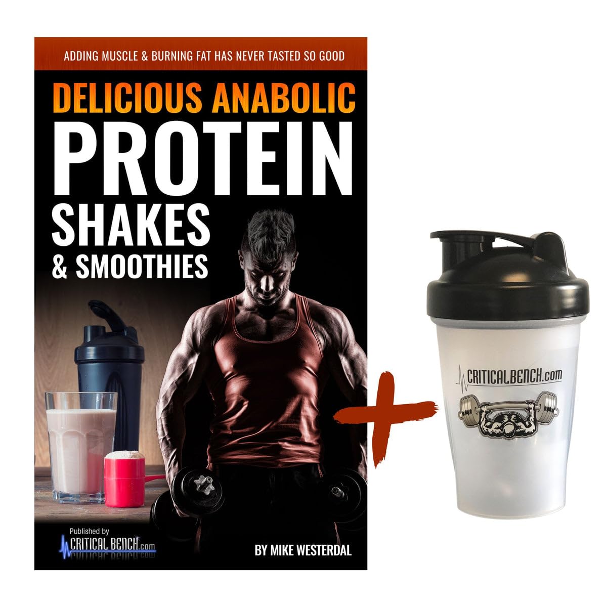 CriticalBench.com Protein Shakes Recipe Book with Drink Mixer Cup - image 2