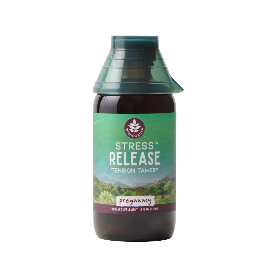WishGarden Herbs Stress Release for Pregnancy Herbal Tincture - 4 Fl Oz
