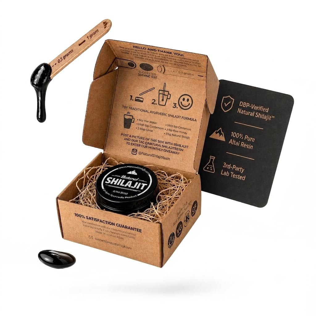 NATURAL SHILAJIT Altai Resin Pure Supplement - 20g