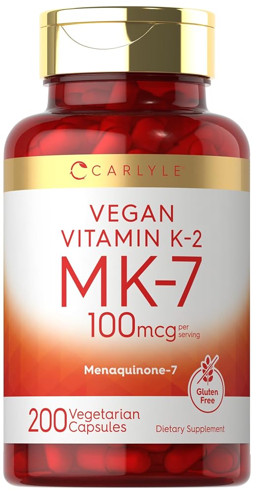 Carlyle MK-7 Vitamin K2 100 mcg - 200 Capsules