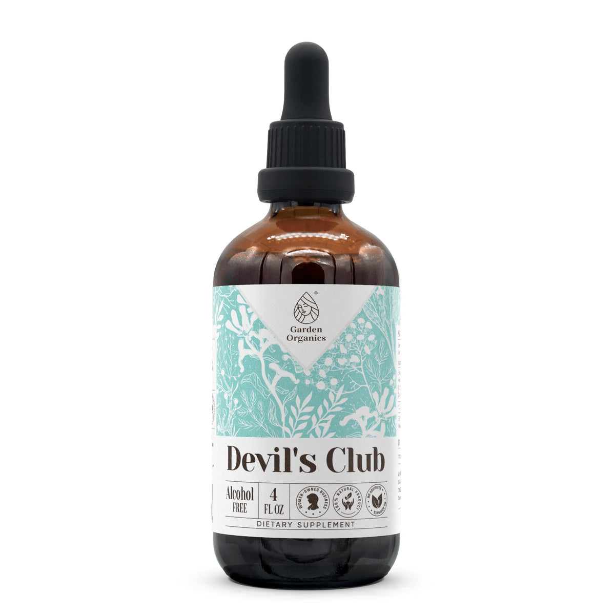 Garden Organics Devil's Club Alcohol-Free Natural Tincture Extract