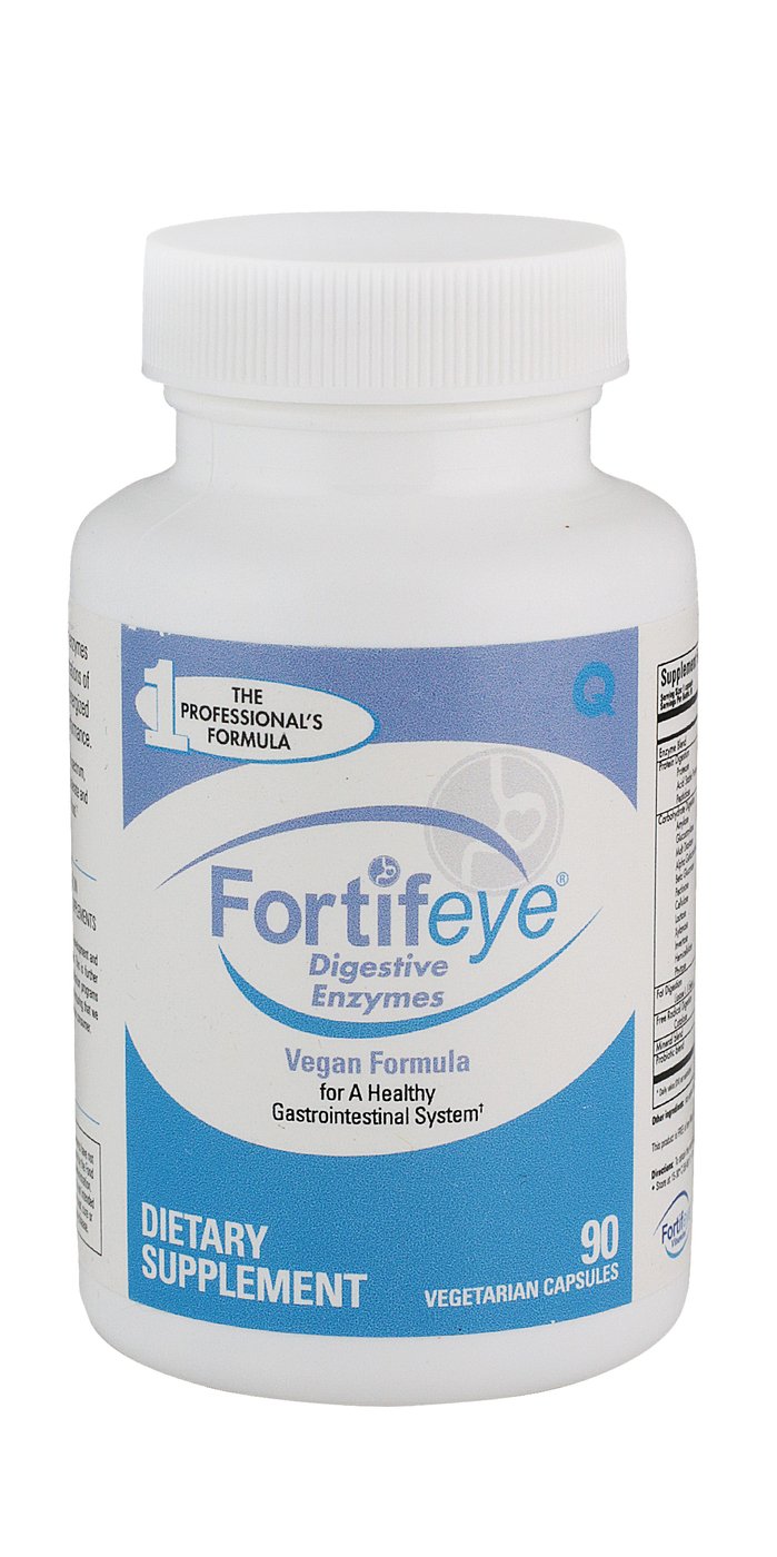 Fortifeye Digestive Enzymes with Probiotics - 90 Capsules