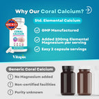 Vitapia Coral Calcium Powder & Magnesium Capsules - 120 Vegetarian Capsules - image 5