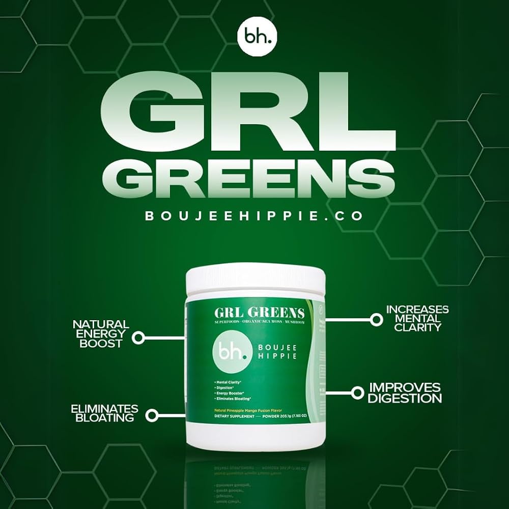 Boujee Hippie GRL Greens Dietary Fibre - 7 Ounce - image 5