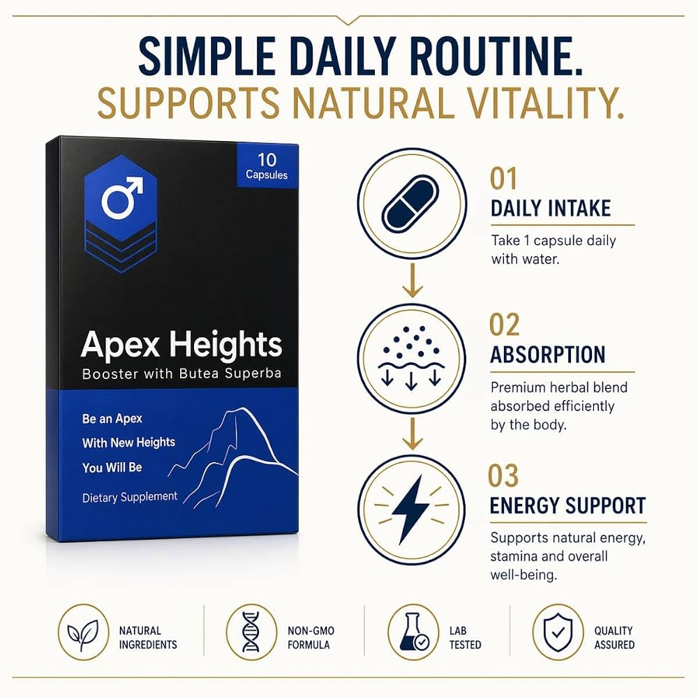Apex Heights Butea Superba Extract Supplement - 10 Capsules - image 4