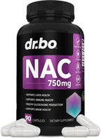 DR. BO NAC N-Acetyl Cysteine 750mg - 90 Capsules