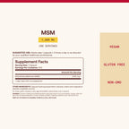 Jarrow Formulas MSM 1000 mg Joint Health - 200 Capsules - image 4