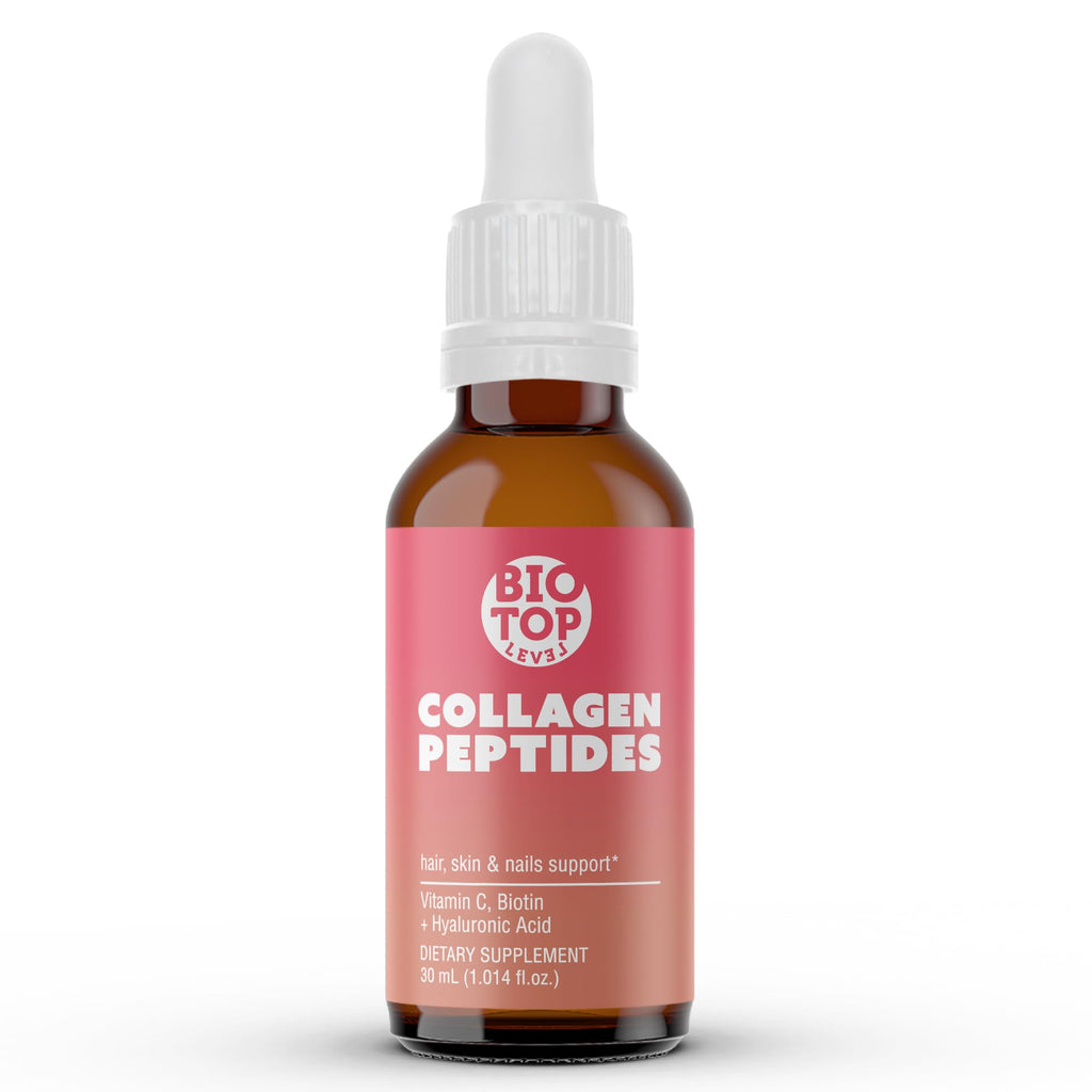 BIOTOPLEVEL Liquid Collagen with Biotin & Vitamin C - 30 Fl Oz