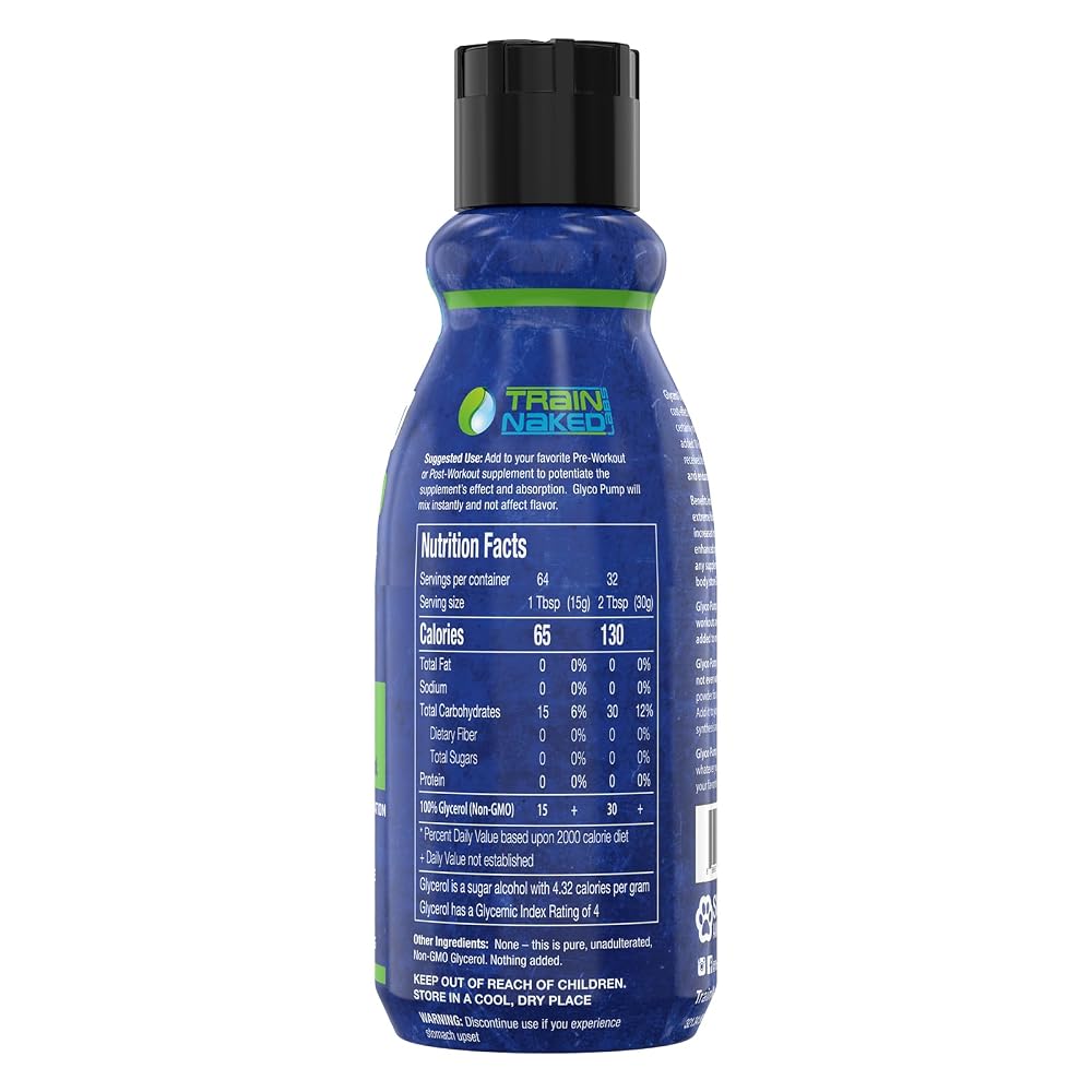 Train Naked Labs Glyco Pump 100% Liquid Glycerol - 64 Servings - image 2