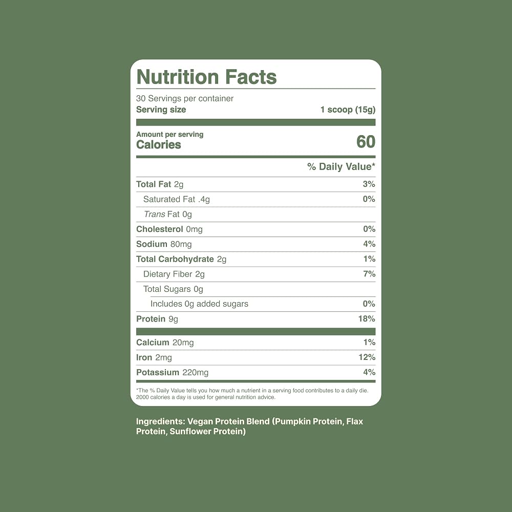 Dr. Murray's Super Foods 3 Seed Protein Powder - Pumpkin Flax