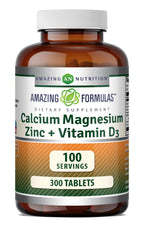 Amazing Formulas Calcium Magnesium Zinc with Vitamin D3 Supplement