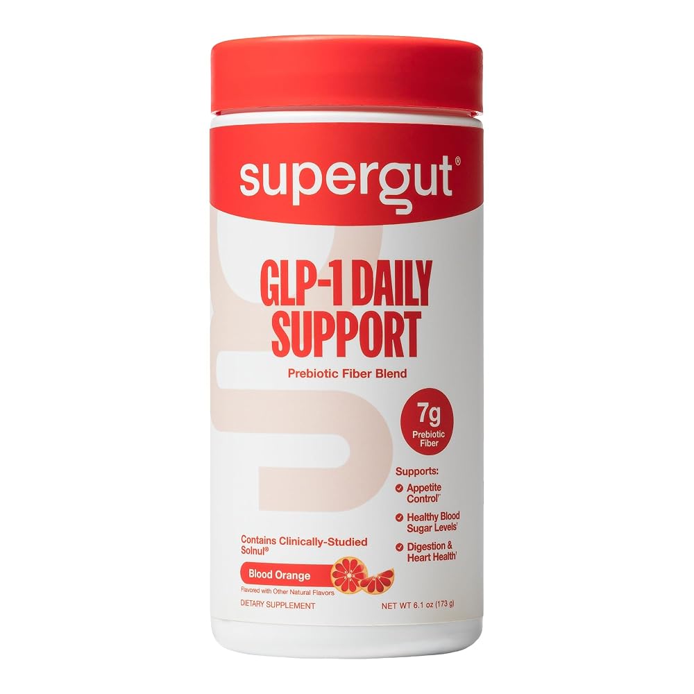 Supergut GLP1 Daily Support - High Fiber GLP-1 Supplement Powder