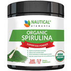 Nautical Elements Organic Spirulina Powder - 57 Servings