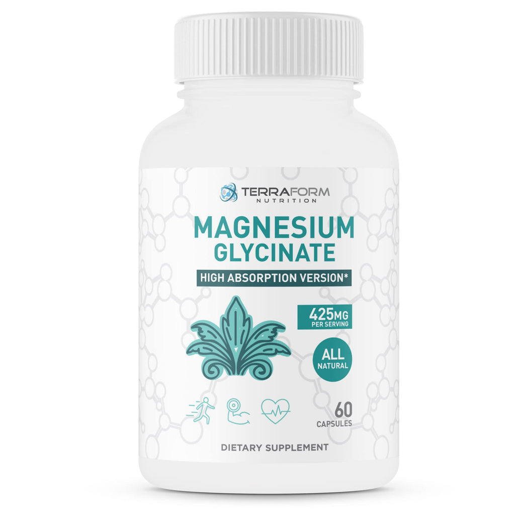 TerraForm Nutrition Magnesium Glycinate 425mg - 60 Capsules