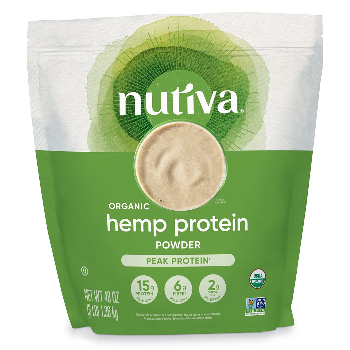 Nutiva Organic Cold-Pressed Hemp Seed Protein Powder